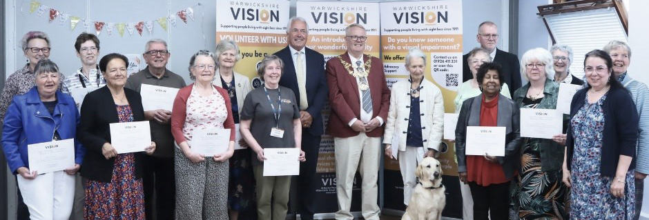 Warwickshire Vision's Volunteer Excellence Awards 2026 Featured Image